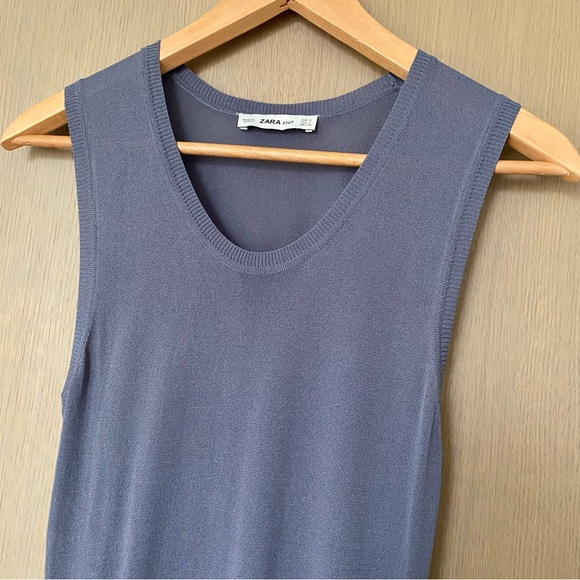 Zara knit scoop neck maxi dress - Picture 5 of 13